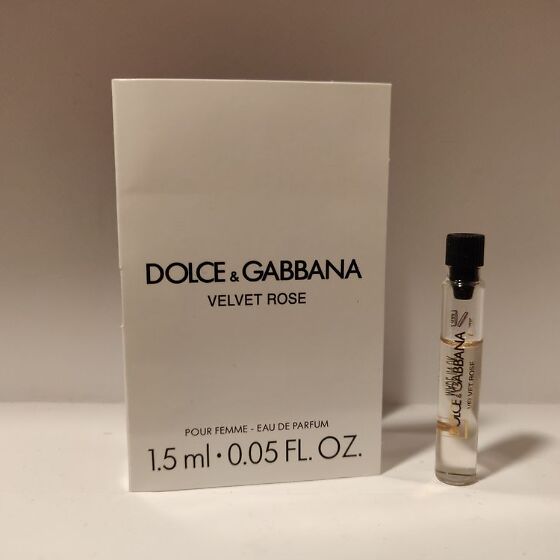 Dolce & Gabbana VELVET Rose 1,5 ml virallinen hajuvesinäyte