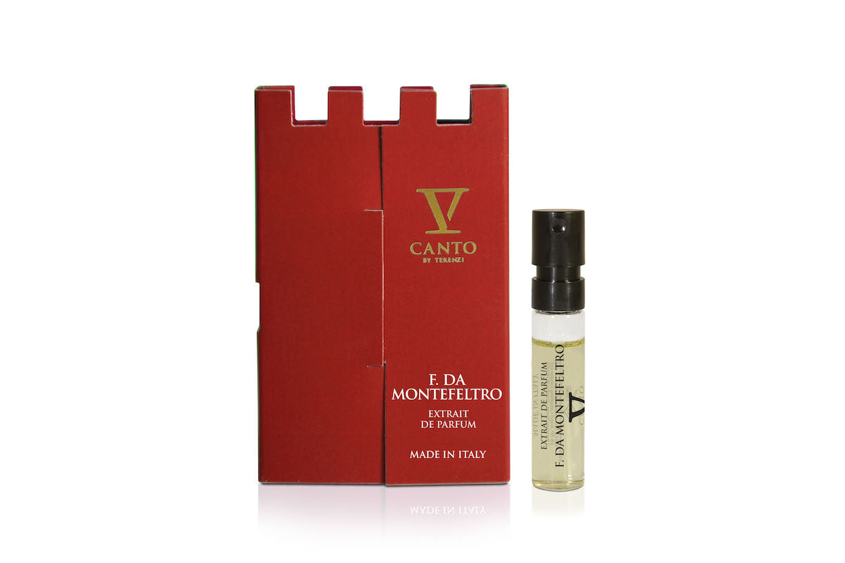 F. da Montefeltro by V Canto 1,5 ml virallisia hajuvesinäytteitä