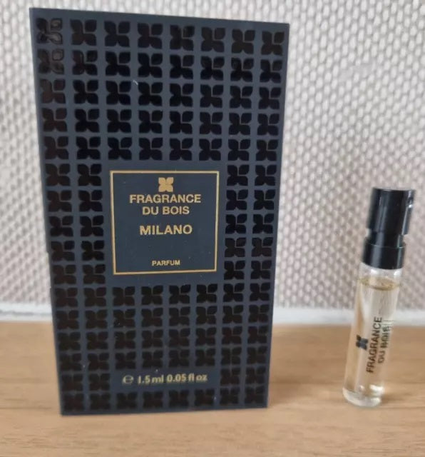 Fragrance Du Bois Milano 1,5 ml virallinen tuoksunäytteiden hajustetesteri