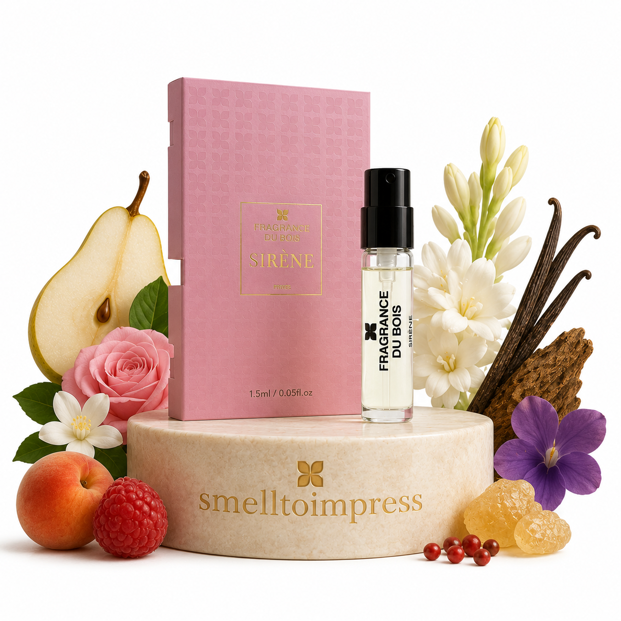 kuva Fragrance Du Bois Sirene Privee 1,5 ml 0,05 fl. oz. virallinen hajuvesinäyte