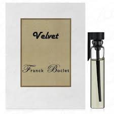 Franck Boclet Velvet 1,5 ml virallinen hajuvesinäyte, Franck Boclet Velvet 1,5 ml virallinen tuoksunäyte, Franck Boclet Velvet 1,5 ml hajuvesinäyte, Franck Boclet Velvet 1,5 ml virallinen tuoksunäyte