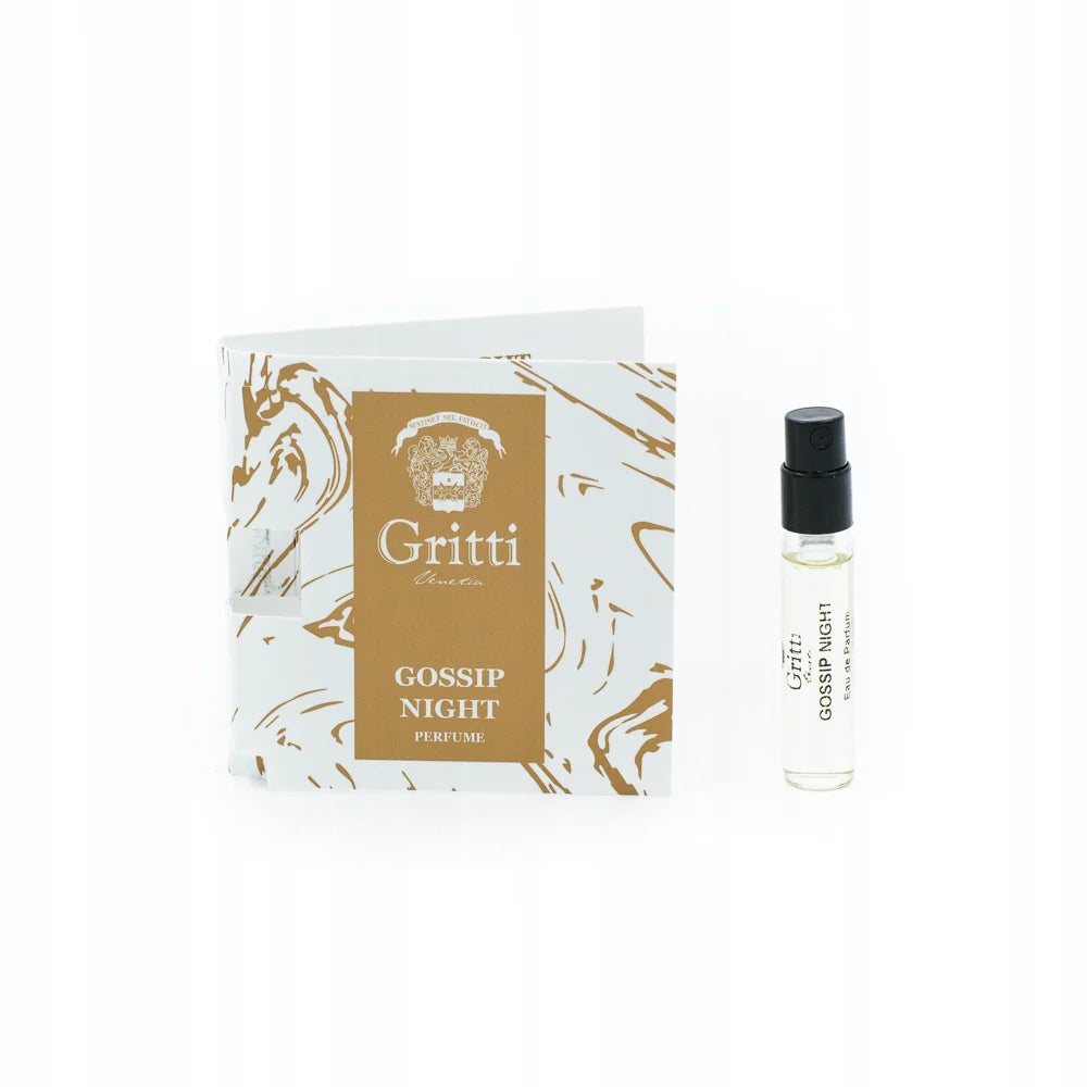 Gritti Gossip Night virallinen hajuvesinäyte 2 ml 0,06 fl. oz.