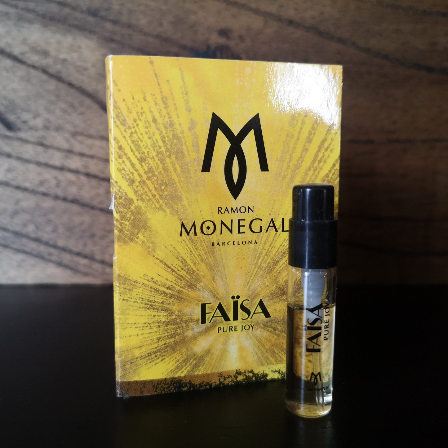 Ramon Monegal Faisa Pure Joy virallinen 2 ml hajusteenäyte 0,06 fl.oz. hajustetestaaja