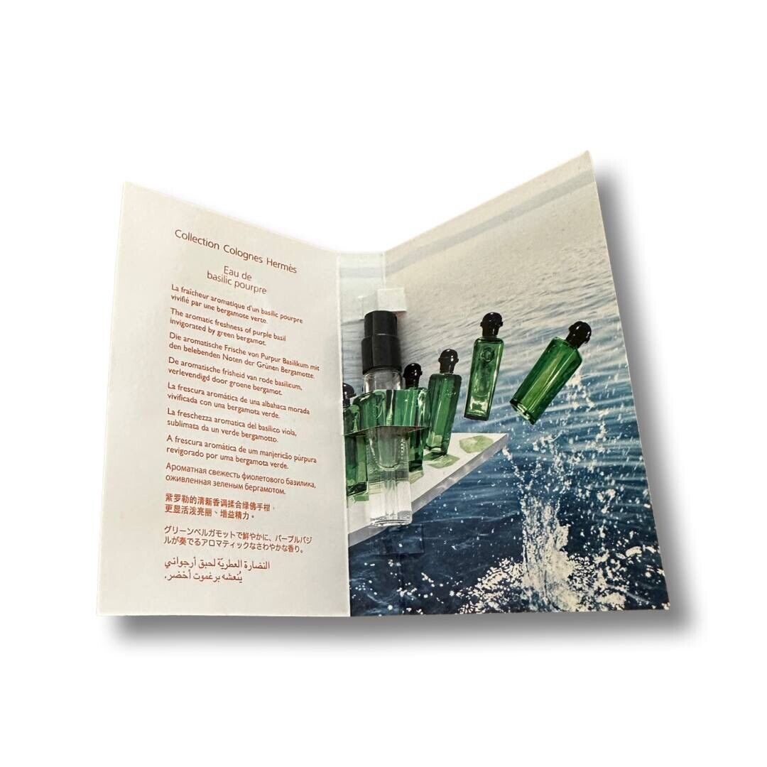 Hermes Eau de Basilic pourpre 2ml 0,06 fl. oz. virallinen tuoksunäyte