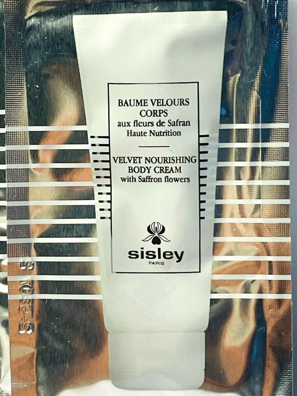 Sisley Velvet Nourishing Body Cream Saffron Flowers -vartalovoide 8ml 0,27 fl. oz. virallisia ihonhoitonäytteitä
