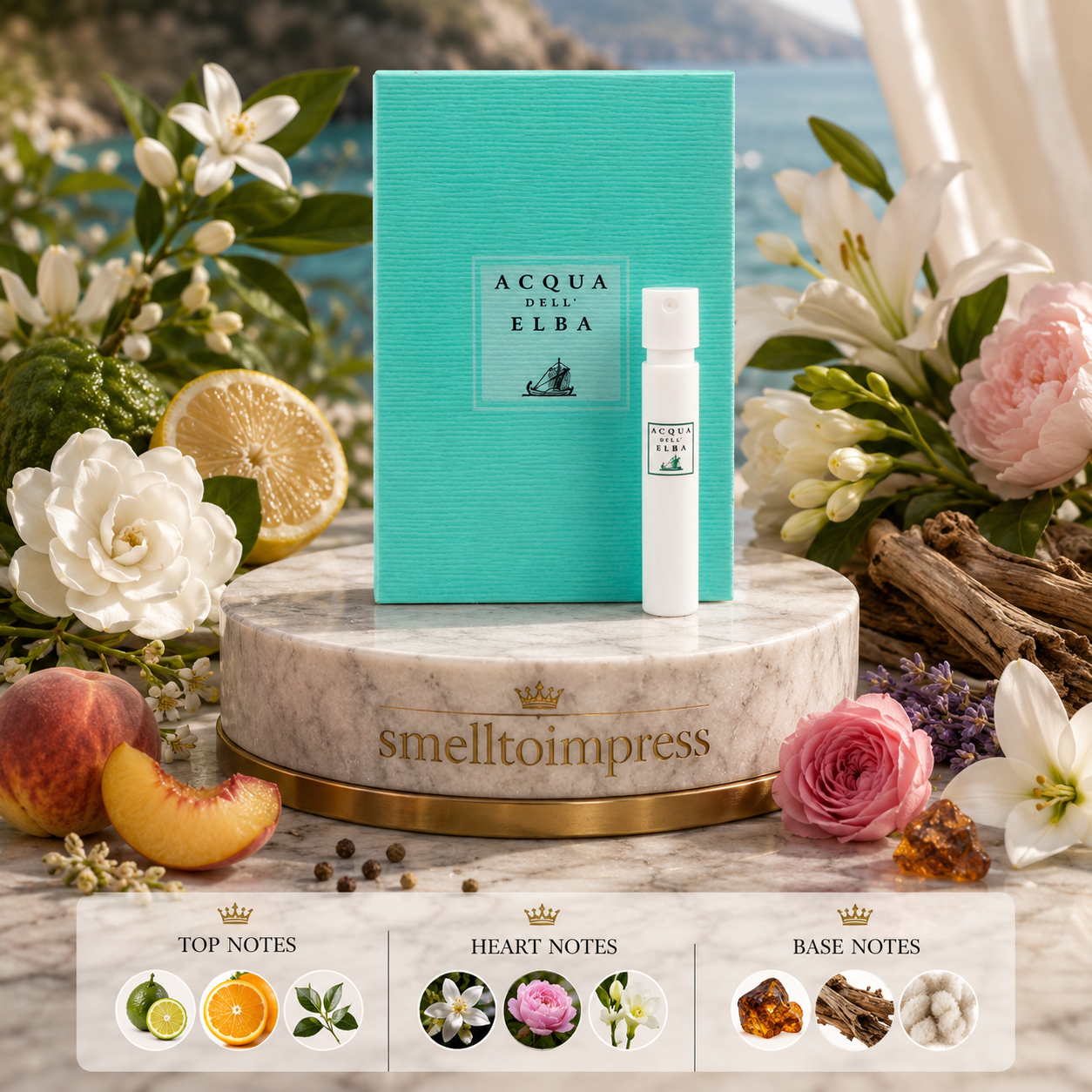 kuva Acqua Dell' Elba Essenza Donna virallisesta hajuvesinäytteestä 1,2 ml 0,04 fl. oz