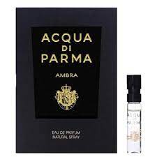 Acqua Di Parma Ambra 1,5 ml virallinen hajuvesinäyte, Acqua Di Parma Ambra 1,5 ml virallinen tuoksunäyte, Acqua Di Parma Ambra 1,5 ml virallinen hajusteesteri
