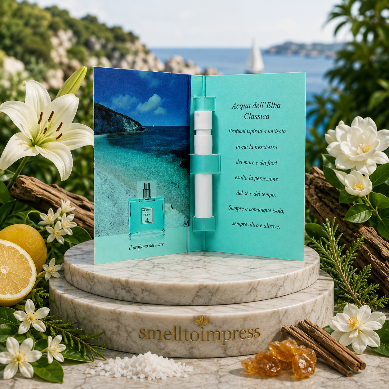 kuva Acqua dell' Elba Classica virallisesta hajuvesinäytteestä 1,2 ml 0,04 fl. oz