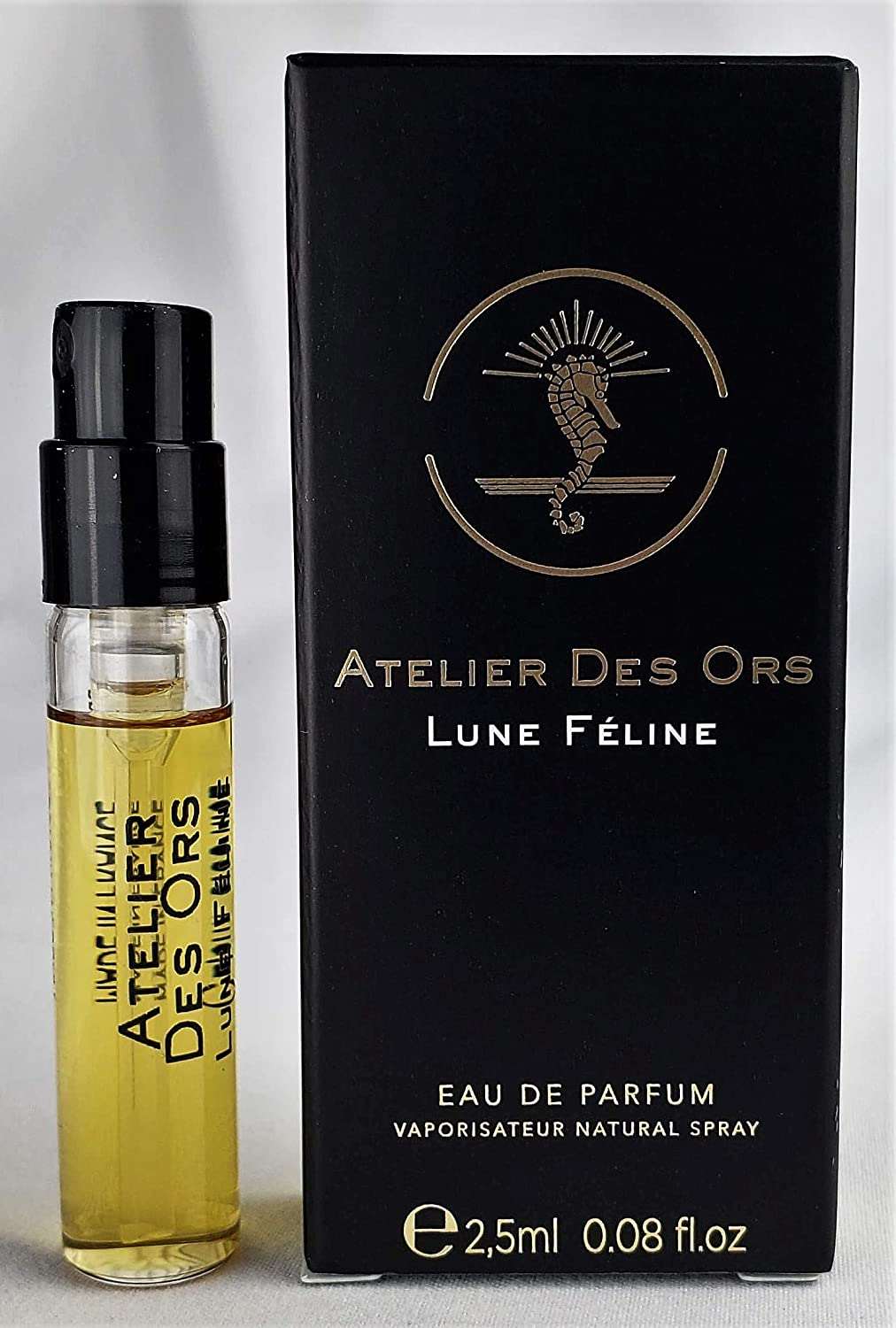 Atelier Des Ors Lune Feline 2,5 ml 0,08 fl. oz. amostra oficial de hajuvesi, Atelier Des Ors Lune Feline 2,5 ml 0,08 fl. oz. 官方香水样品, Mostră oficială de parfum Atelier Des Ors Lune Feline 2,5ml 0,08 fl. oz., Atelier Des Ors Lune Feline 2,5 ml 0,08 fl.