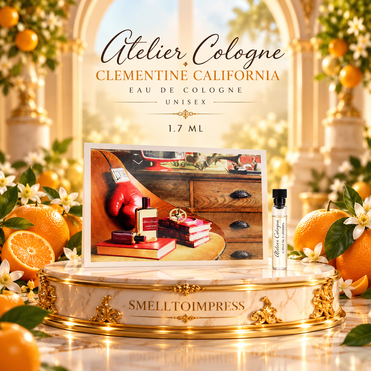 kuva Atelier Cologne Clementine California Eau De Cologne 1,7 ml virallisesta hajuvesinäytteestä