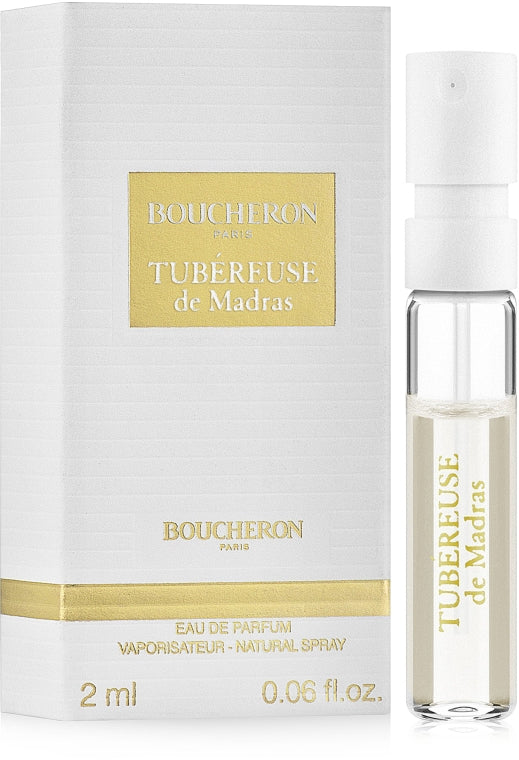 Boucheron Tubereuse de Madras 2ml 0,06 fl. oz. virallisia hajuvesinäytteitä