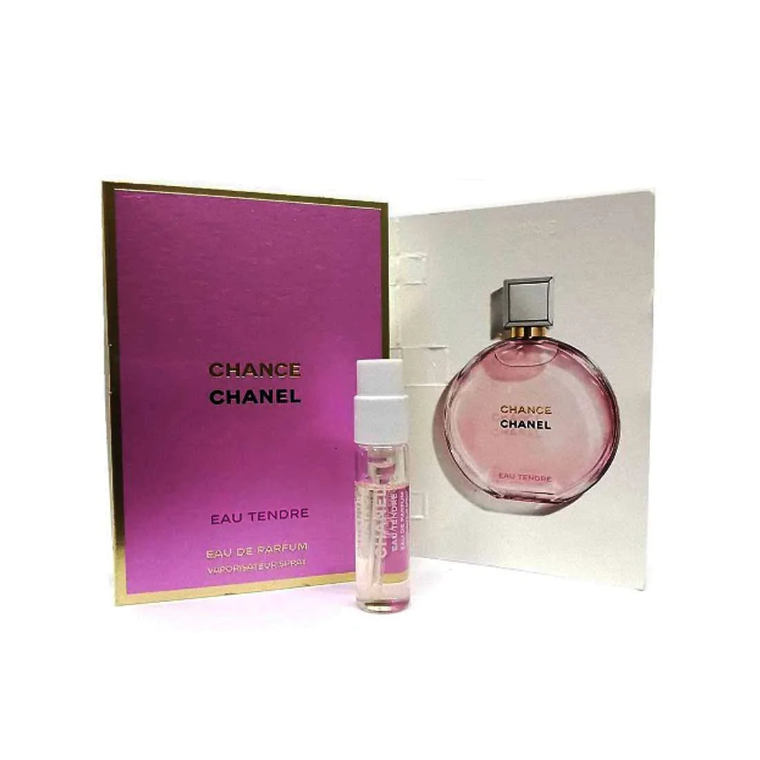 CHANEL Chance Eau Tendre 1,5 ml virallisia hajuvesinäytteitä Eau de Parfum -versio