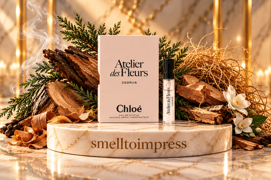 kuva Chloe Atelier des Fleurs Cedrus Eau De Parfum 1,2 ml -hajuvesinäytteestä