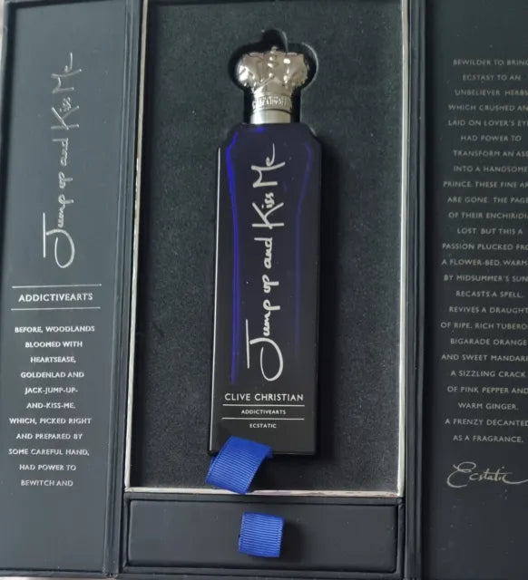 Clive Christian Addictive Arts JUMP Up And KISS Me ECSTATIC 7,5 ml 0,25 fl. oz. virallinen hajusteenäyte hajustetesteri