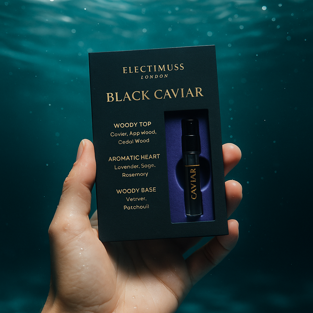 Electimuss London Black Caviar 1,5 ml 0,05 fl. oz. virallinen tuoksunäyte