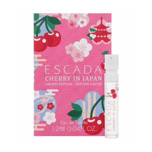 Escada Cherry in Japan rajoitettu erä 1,2 ml 0,04 fl. oz. virallisia hajuvesinäytteitä