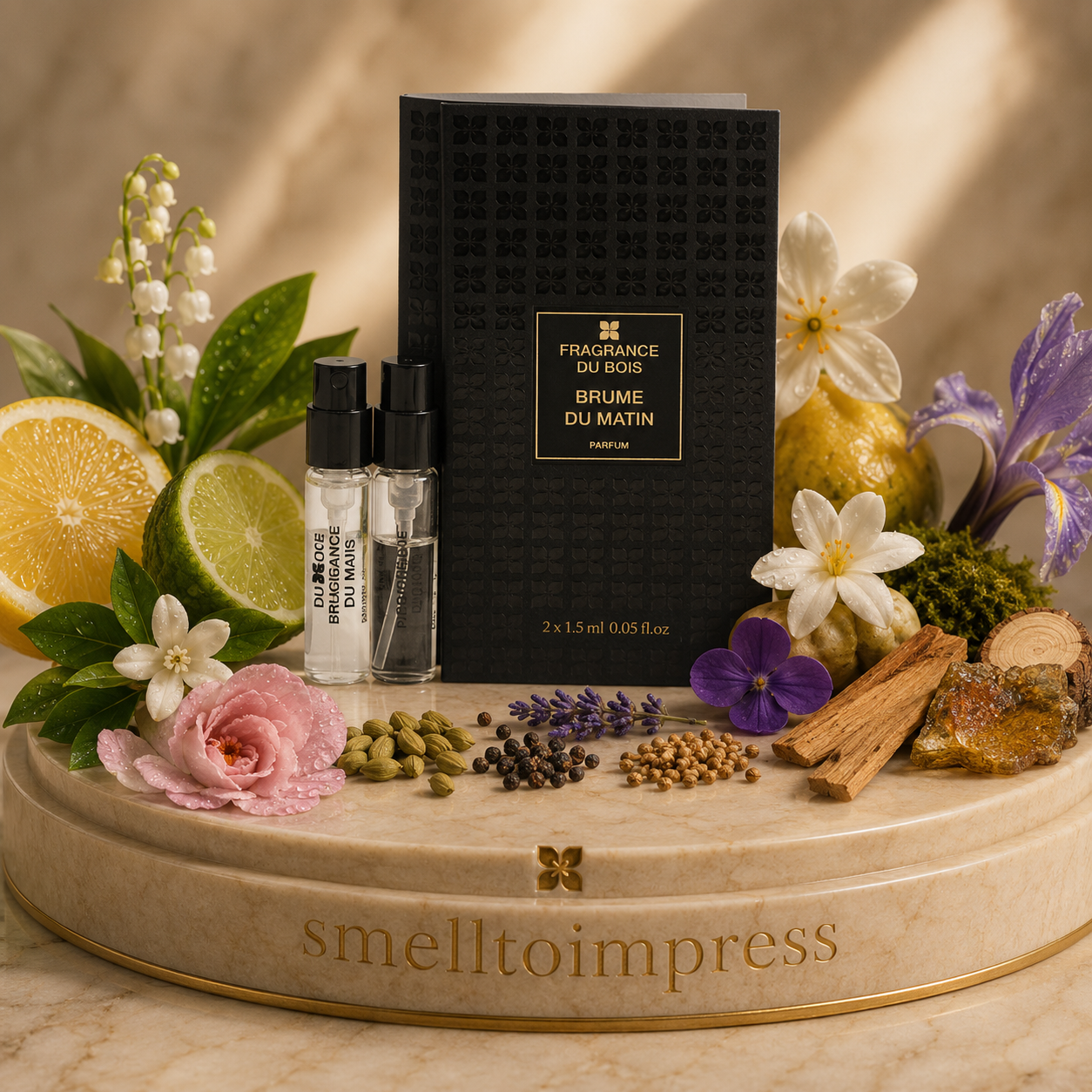 kuva Fragrance Du Bois Brume Du Matin 1,5 ml 0,05 fl. oz. virallinen hajuvesinäyte