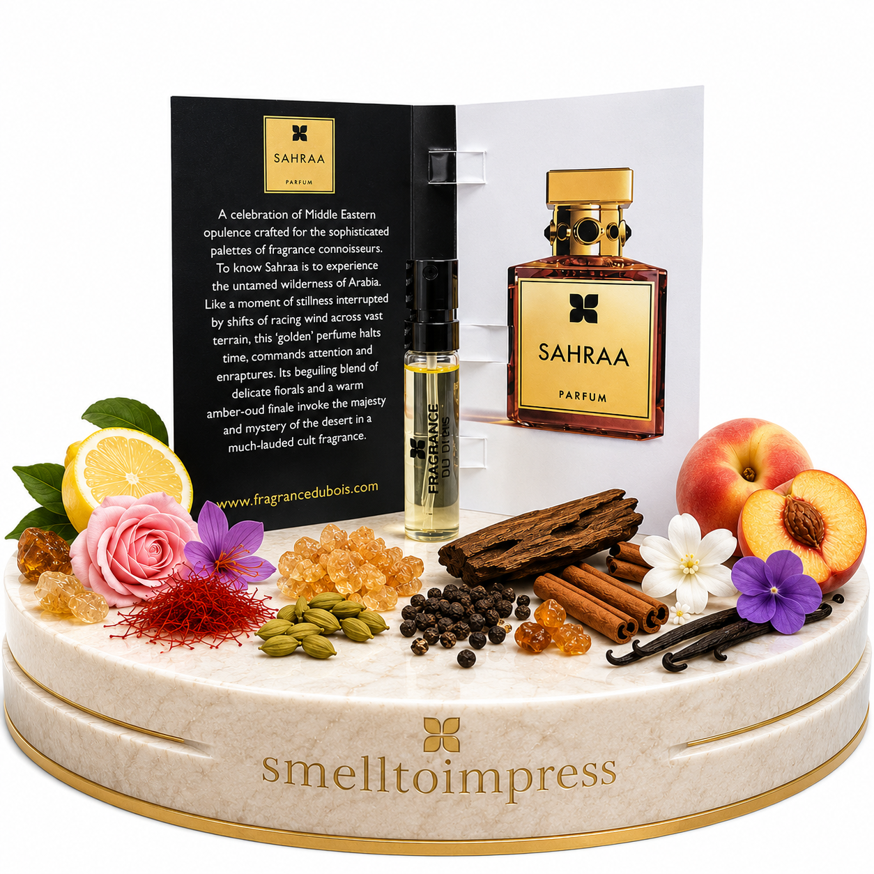 kuva Fragrance Du Bois Sahraa 1,5 ml 0,05 fl. oz. virallisesta hajuvesinäytteestä