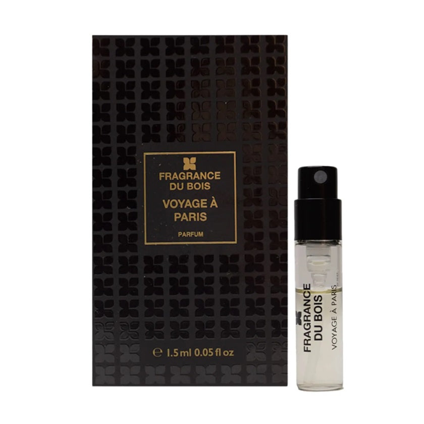 Fragrance Du Bois Voyage à Paris 1,5 ml virallinen tuoksunäytteiden hajustetesteri