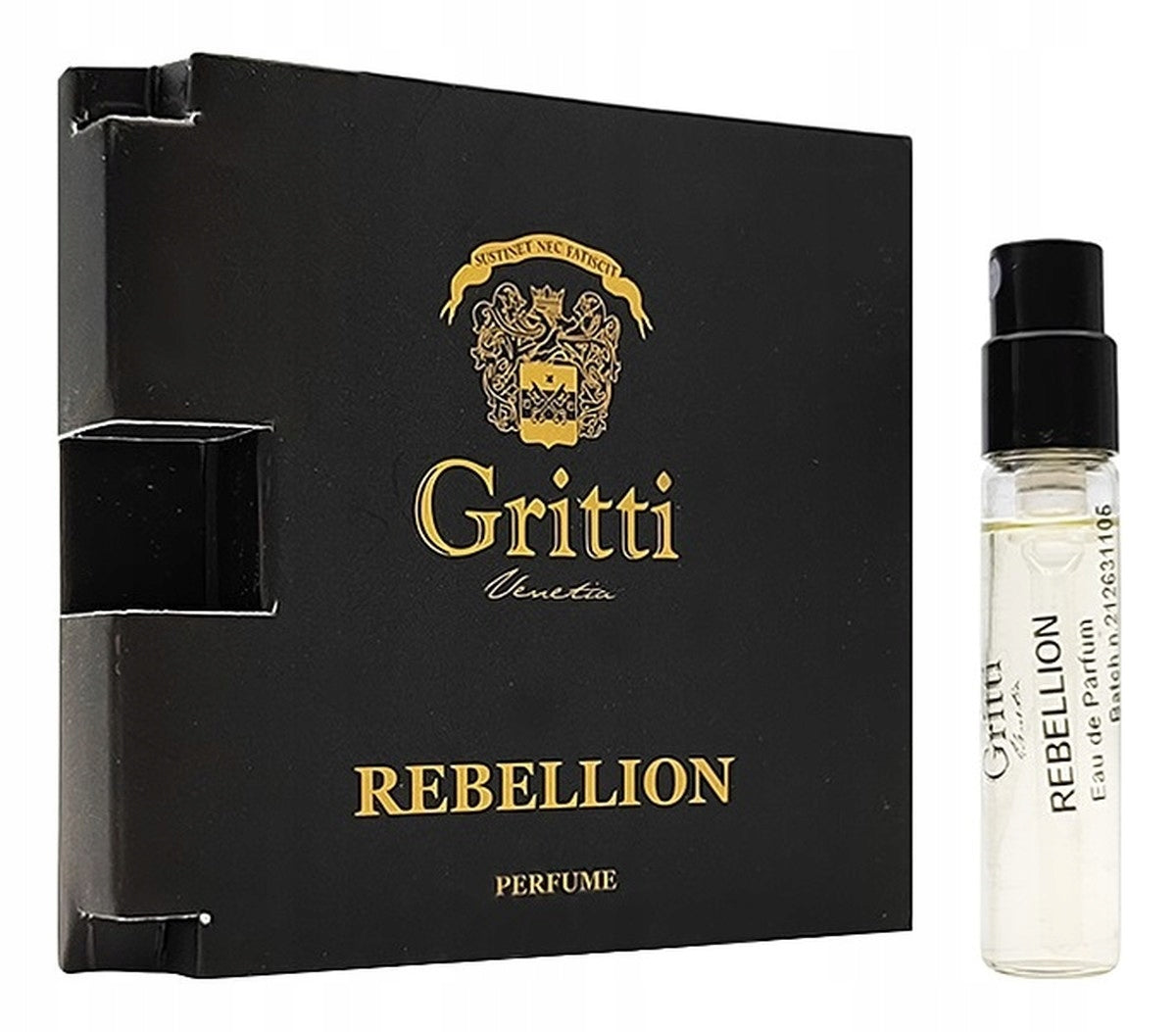 Gritti Rebellion virallinen hajuvesinäyte 2 ml 0,06 fl. oz.