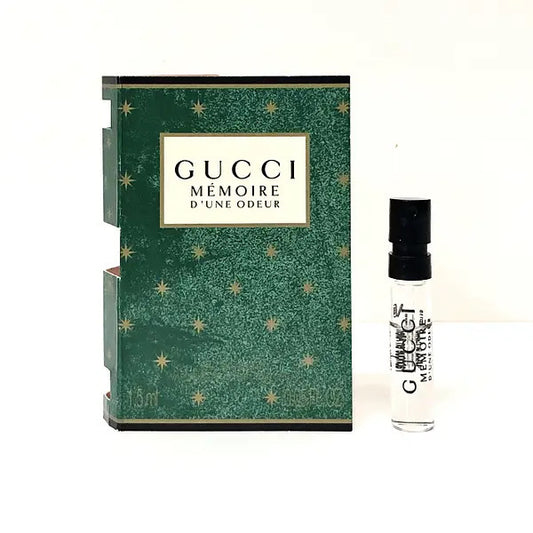 Gucci Parfumsin Gucci Memoire d' Une Odeur virallinen hajuvesinäyte 1,5 ml lopetettu tuoksu