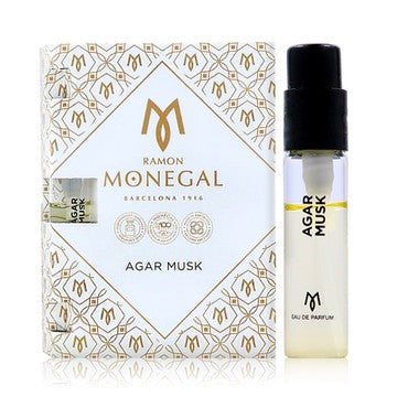 Ramon Monegal Agar Musk virallinen hajuvesinäyte 2ml 0.06 fl.o.z. hajuvesitesteri