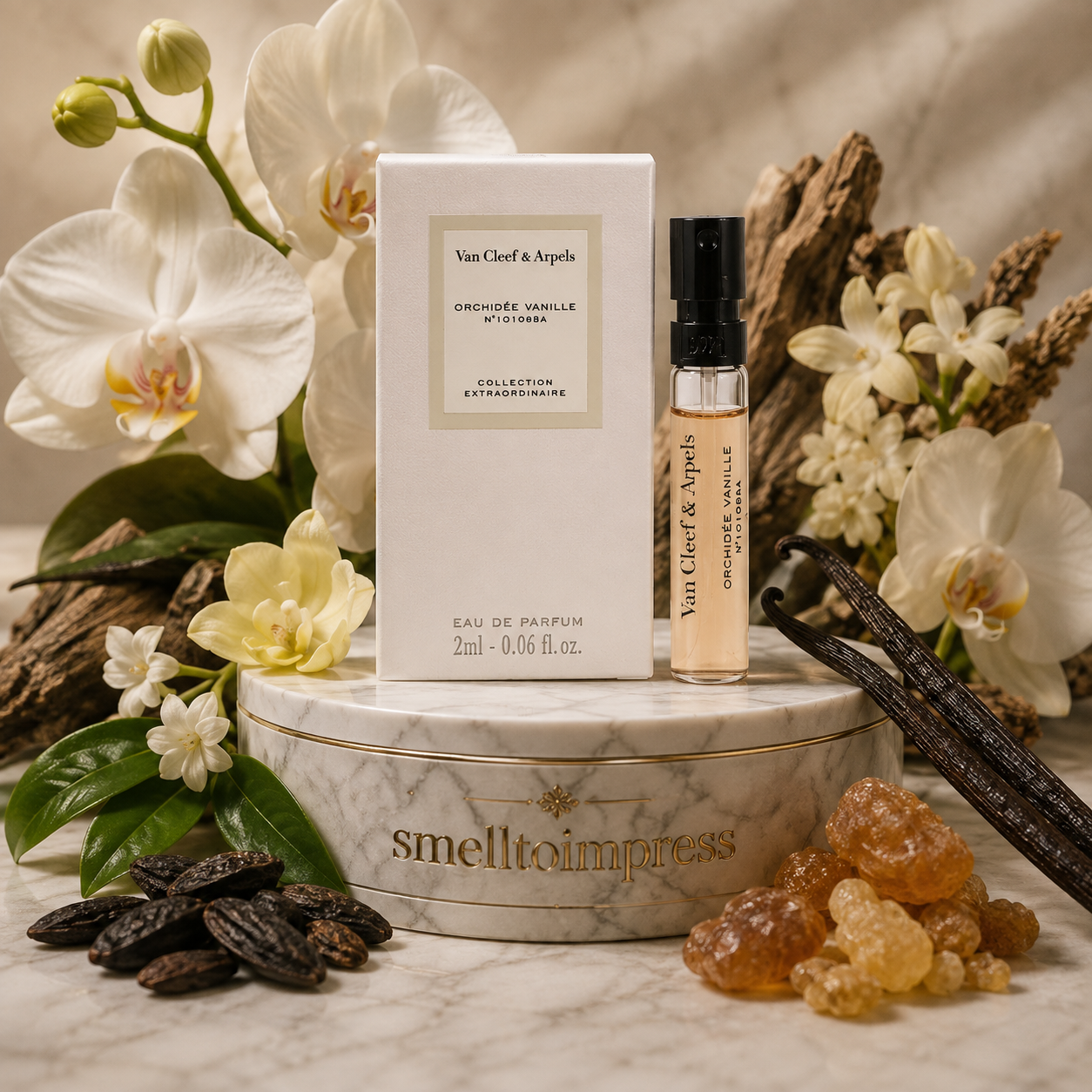kuva Van Cleef & Arpels Orchidée Vanille virallinen hajuvesinäyte 2 ml 0,06 fl. oz hajustetesteri