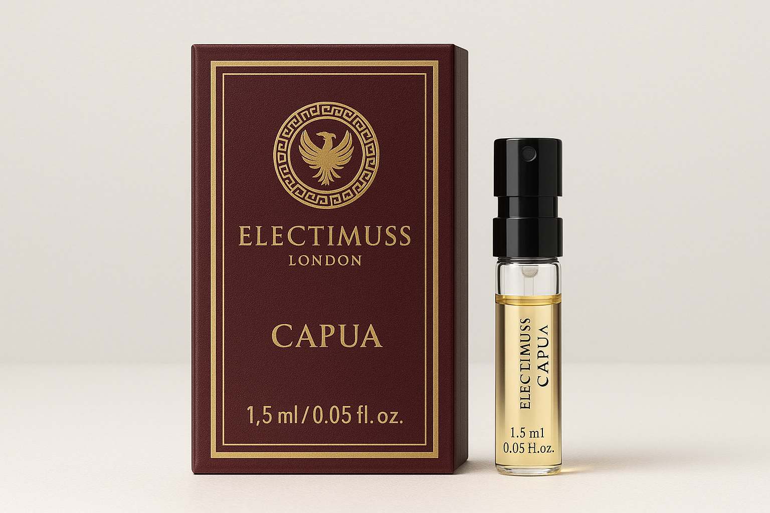 Electimuss London Capua 1,5 ml 0,05 fl. oz. virallinen hajuvesinäyte