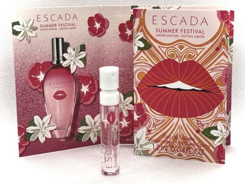 Escada Summer Festival rajoitettu erä 1,2 ml 0,04 fl. oz. virallisia hajuvesinäytteitä