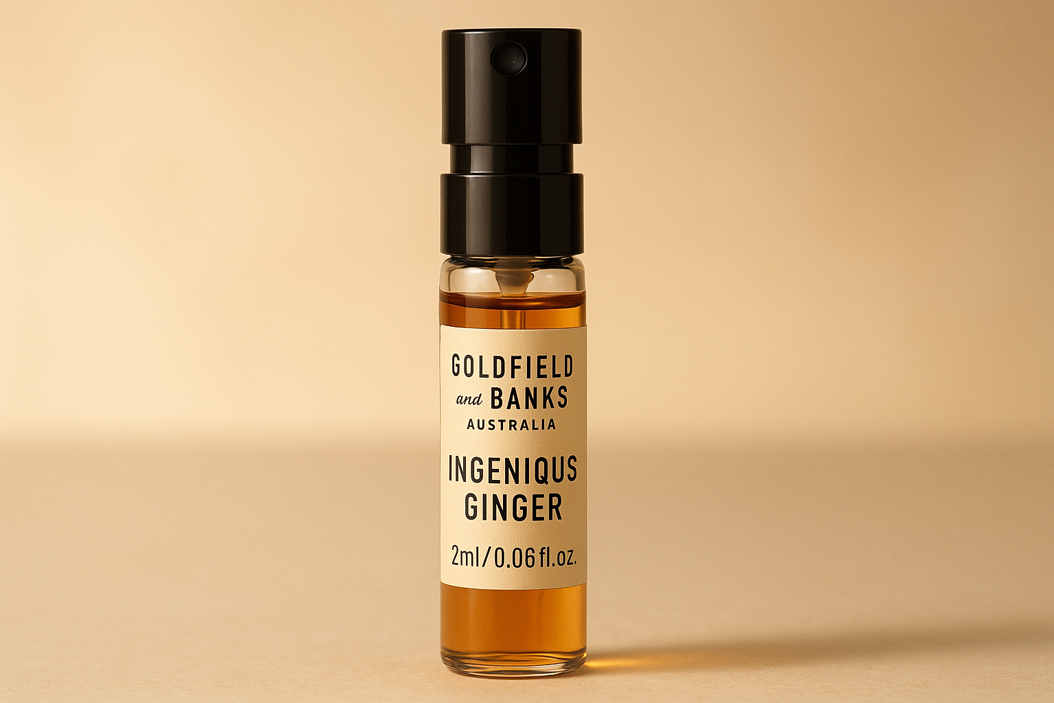 Goldfield and Banks Australia Ingenious Ginger 2ml 0,06 fl. oz. virallinen hajustenäyte