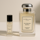 Jo Malone Raspberry Ripple 6 ml hajuvesinäyte 100 ml Jo Malone Raspberry Ripple -pullon vieressä