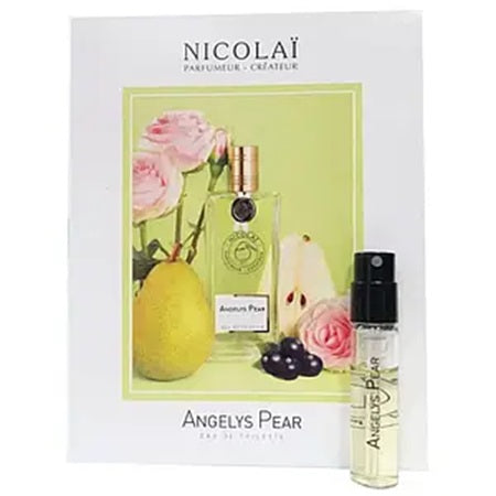 viralliset parfyyminäytteet Nicolai Angelys Pear tuoksusta 1,8 ml 0,07 oz.