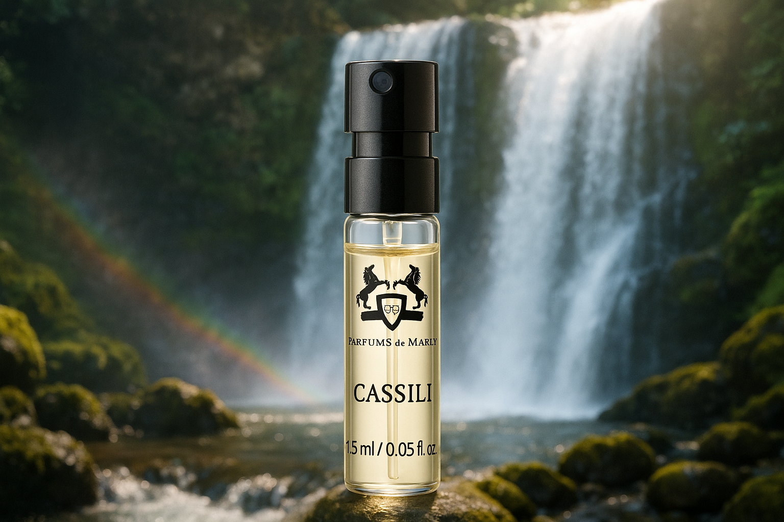 Parfums de Marly Cassili virallinen hajuvesinäyte 1,5 ml 0,05 fl.oz. hajuvetetestaaja