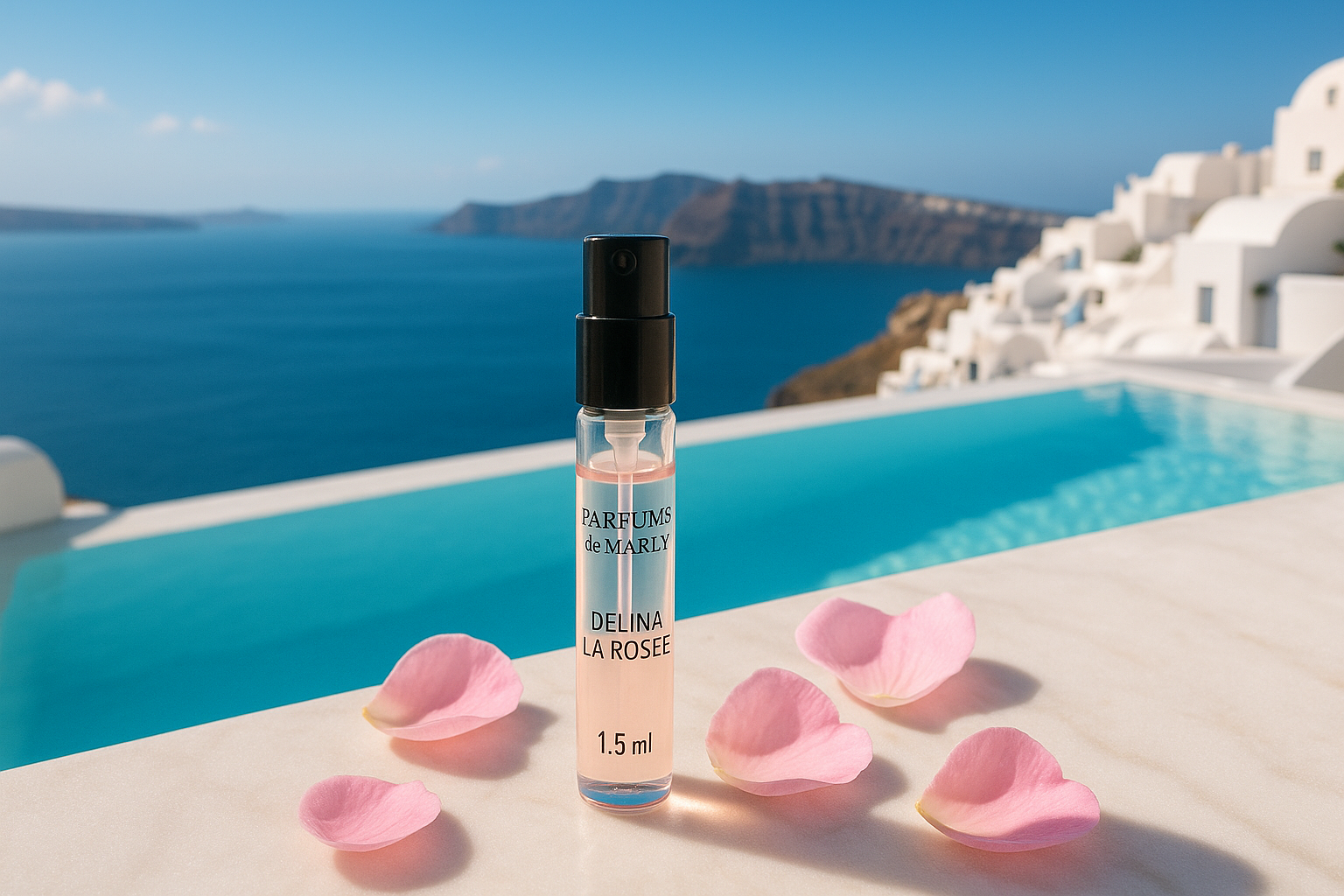 Parfums De Marly Delina La Rosee virallinen hajuvesinäyte 1,5 ml 0,05 fl. oz. hajuvettä testaaja