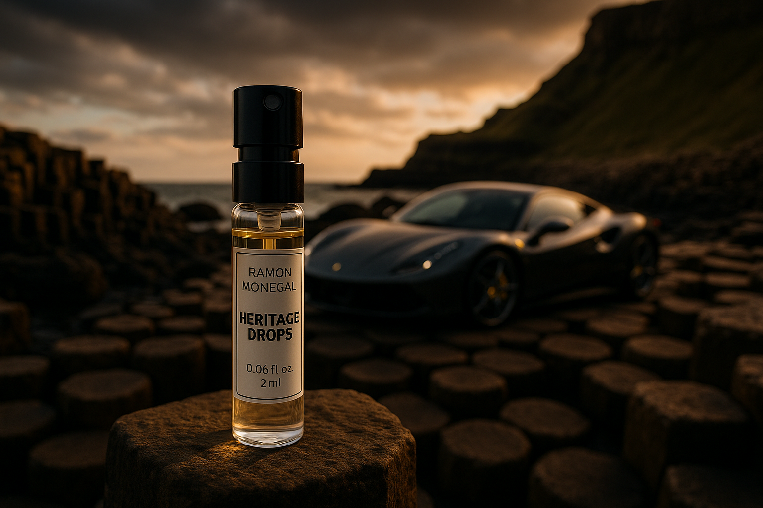 Ramon Monegal Heritage Drops virallinen hajuvesinäyte 2 ml 0,06 fl. oz. hajuvesitesteri