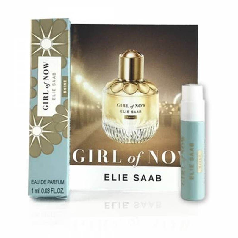 Elie Saab Girl of Now Shine 1ml 0,03 fl.oz Virallinen hajuvesinäyte, Elie Saab Girl of Now Shine 1ml 0,03 fl.oz oficjalna próbka hajuvettä, Elie Saab Girl of Now Shine 1ml 0,03 fl.oz officiellt parfymprov, Elie Saab 3 ml . parfumeprøve, Elie Saab Gir