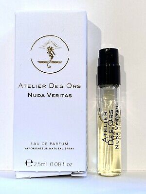 Atelier Des Ors Nuda Veritas 2,5 ml 0,08 fl. oz. virallinen parfüm minta, Atelier Des Ors Nuda Veritas 2,5 ml 0,08 fl. oz. virallinen kampi, Atelier Des Ors Nuda Veritas 2,5 ml 0,08 fl. oz. amostra oficial de hajuvesi, Atelier Des Ors Nuda Veritas 2,