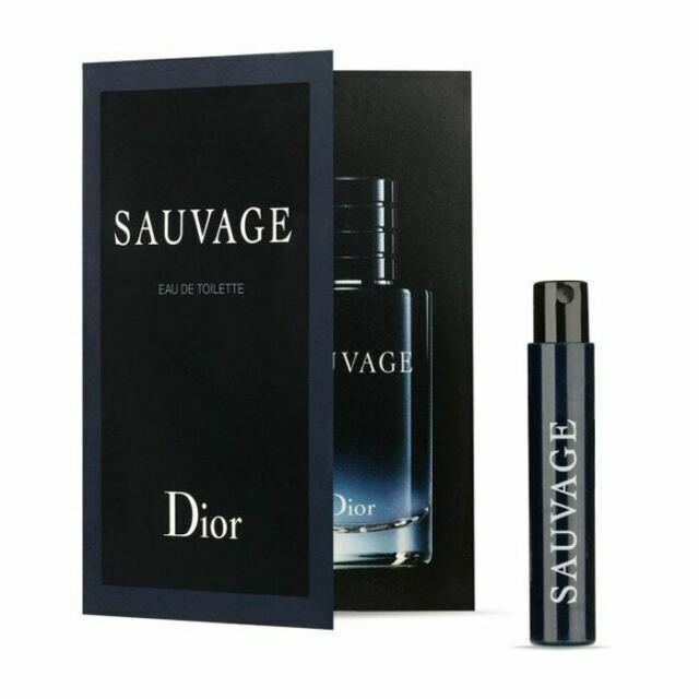 Christian Dior Sauvage Eau de Toilette 1ml 0,03 fl. oz. virallisia hajuvesinäytteitä