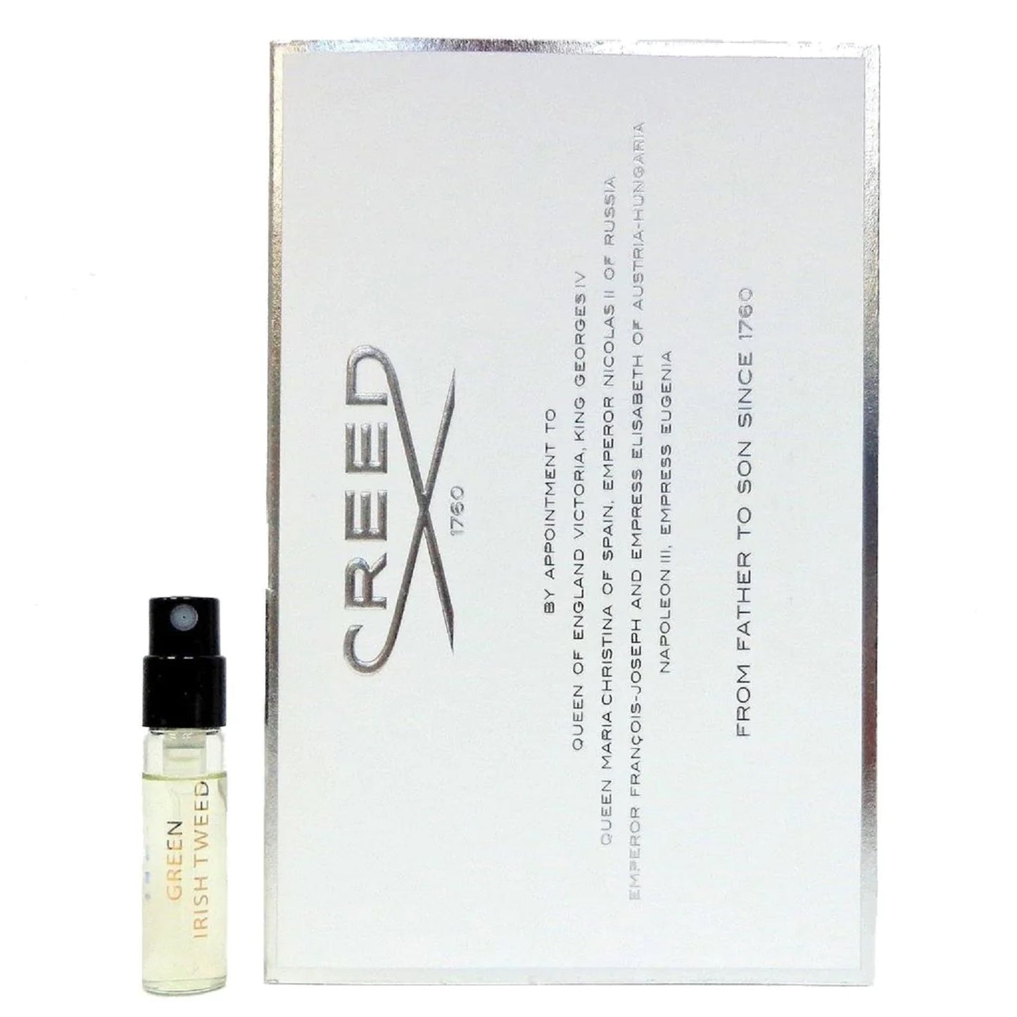 Creed Green Irish Tweed edp 2,5 ml 0,08 fl. o.z. officiel parfumeprøve, Creed Green Irish Tweed edp 2,5 ml 0,08 fl. o.z. officieel parfumstalen, Creed Green Irish Tweed edp 2,5 ml 0,08 fl. o.z. muestra de perfume oficial, Creed Green Irish Tweed edp 