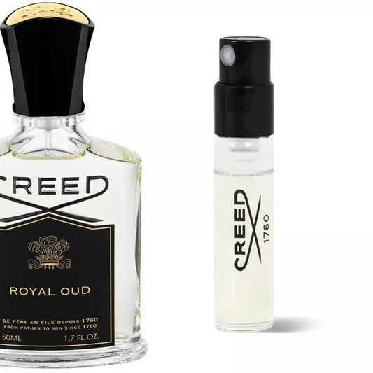 Päivitä tuoksupelisi ylellisellä Creed Royal Oud edp:llä. Kokeile virallisella 2 ml 0,06 fl. oz. hajuvesinäyte ennen kuin sitoudut täysikokoiseen pulloon. Kohota aistejasi tällä upealla tuoksulla.
