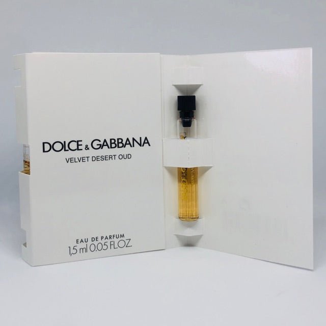 Velvet Desert Oud By Dolce & Gabbana 1,5 ml 0,05 fl. o.z. échantillon de parfum officiel, Velvet Desert Oud By Dolce & Gabbana 1,5 ml 0,05 fl. o.z. Virallinen hajuvesinäyte, Velvet Desert Oud By Dolce & Gabbana 1,5ml 0,05 fl. o.z. oficjalna próbka ha