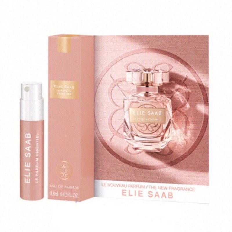 Elie Saab Le Parfum Essentiel 0,8 ml 0,03 fl.oz échantillon de parfum officiel, Elie Saab Le Parfum Essentiel 0,8 ml 0,03 fl.oz virallinen hajuvesinäyte, Elie Saab Le Parfum Essentiel 0,8 ml 0,03 fl. Essentiel 0,8 ml 0,03 fl.oz officiellt parfymprov,