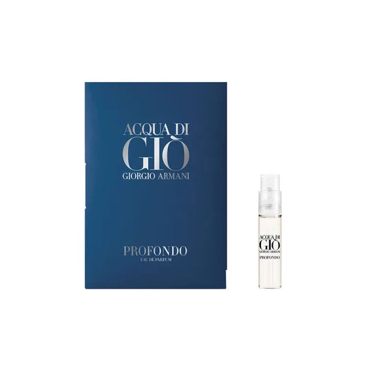 Giorgio Armani Profondo 1,2 ml 0,04 fl. oz. virallisia hajuvesinäytteitä