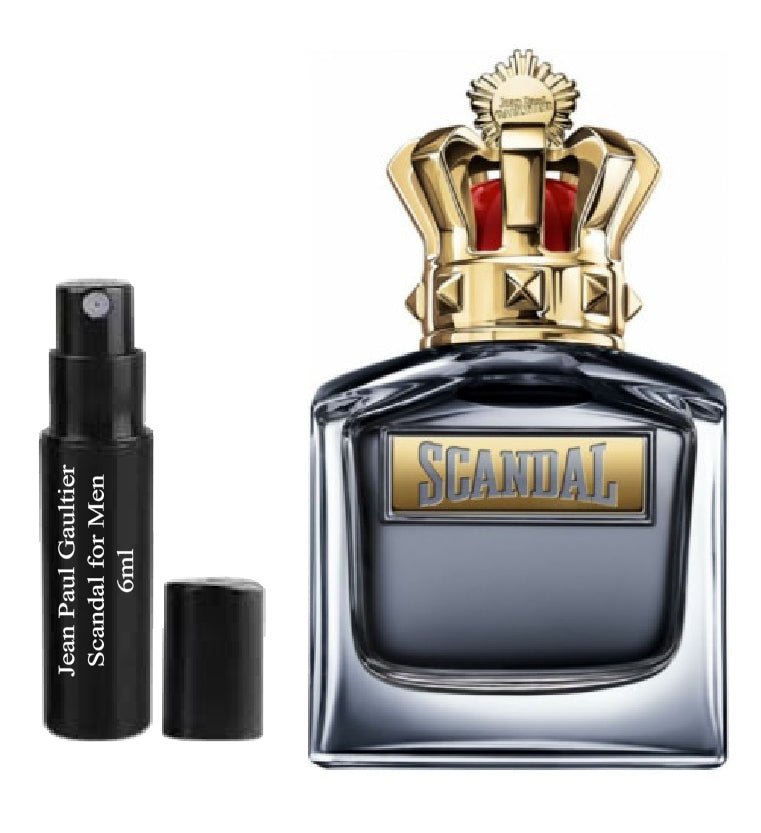 Jean Paul Gaultier Scandal for Men 6ml 0,20 fl. o.z. amostra de hajuvesi, Jean Paul Gaultier Scandal for Men 6ml 0,20 fl. o.z. 官方香水样品, Mostră de parfum Jean Paul Gaultier Scandal for Men 6ml 0,20 fl. o.z.,