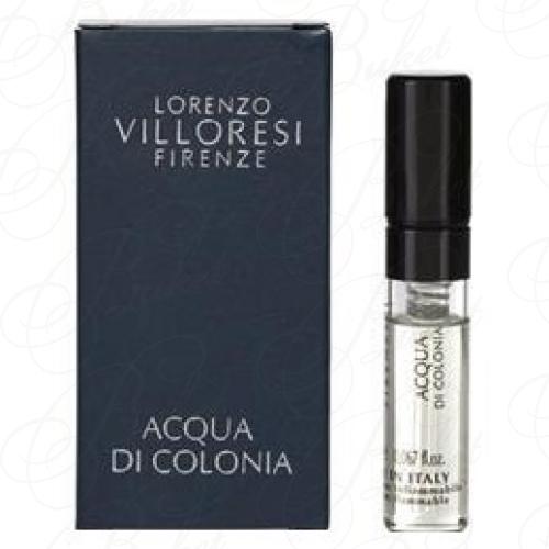 Lorenzo Villoresi Firenze Acqua Di Colonia virallinen tuoksunäyte 2ml