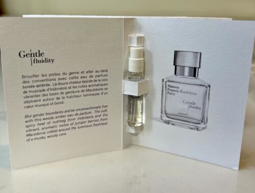 Maison Francis Kurkdjian Gentle Fluidity Homme 2ml 0,06 fl. oz. virallisia hajuvesinäytteitä