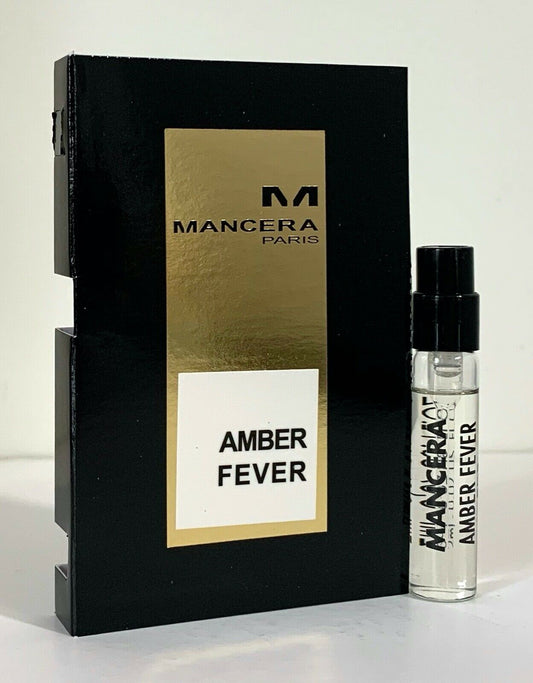 Mancera Amber Fever virallinen tuoksunäyte 2ml 0,06 fl. oz., Mancera Amber Fever 2 ml 0,06 fl. oz. virallinen hajuvesinäyte