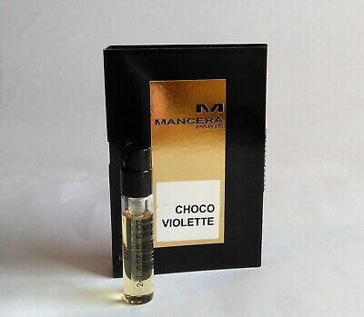 Mancera Choco Violette virallinen näyte 2ml 0,07 fl. oz., Mancera Choco Violette 2 ml 0,06 fl. oz. virallinen hajuvesinäyte