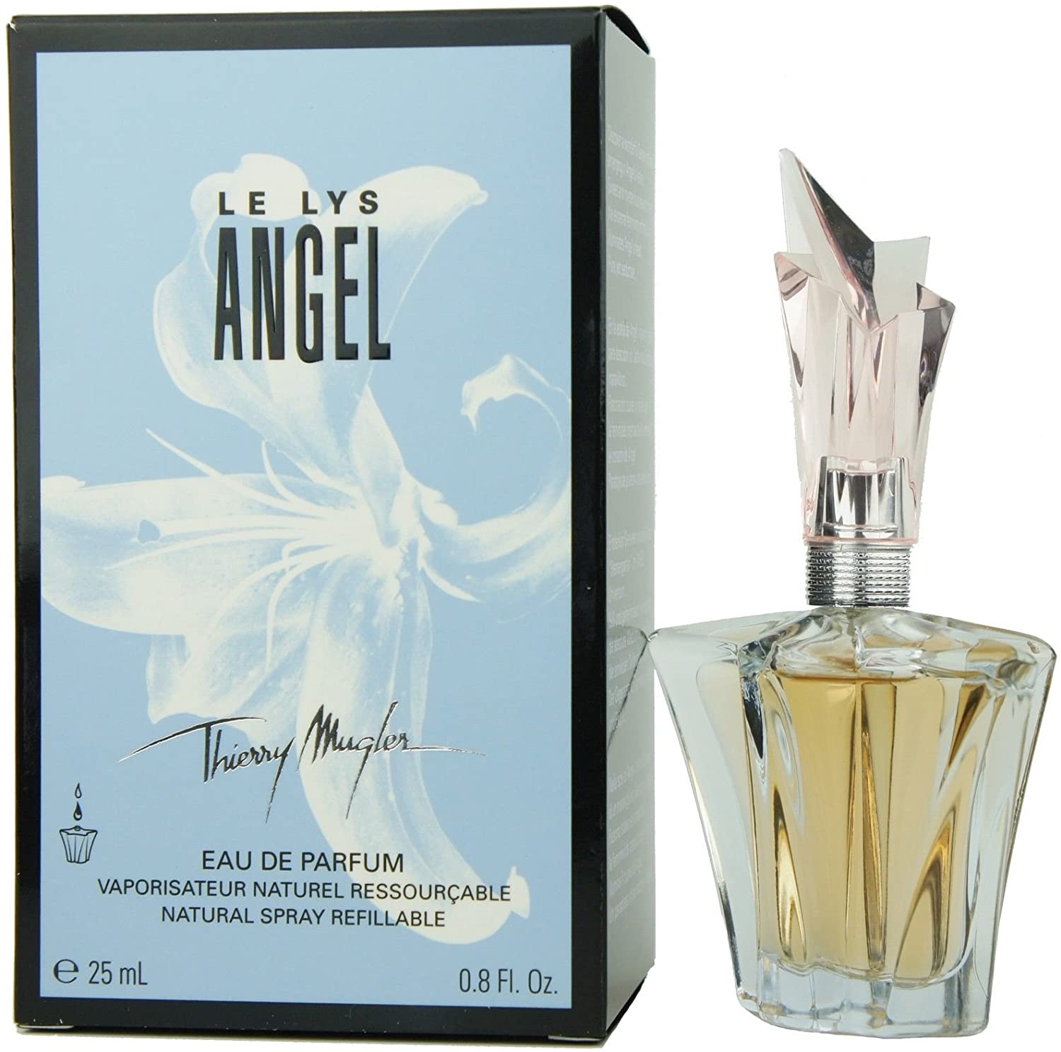 Thierry Mugler Angel Le Lys lopetettu tuoksu-Thierry Mugler Angel Lily Le Lys-Thierry Mugler-25ml Vähittäismyynti Pakattu-hajutuoksu