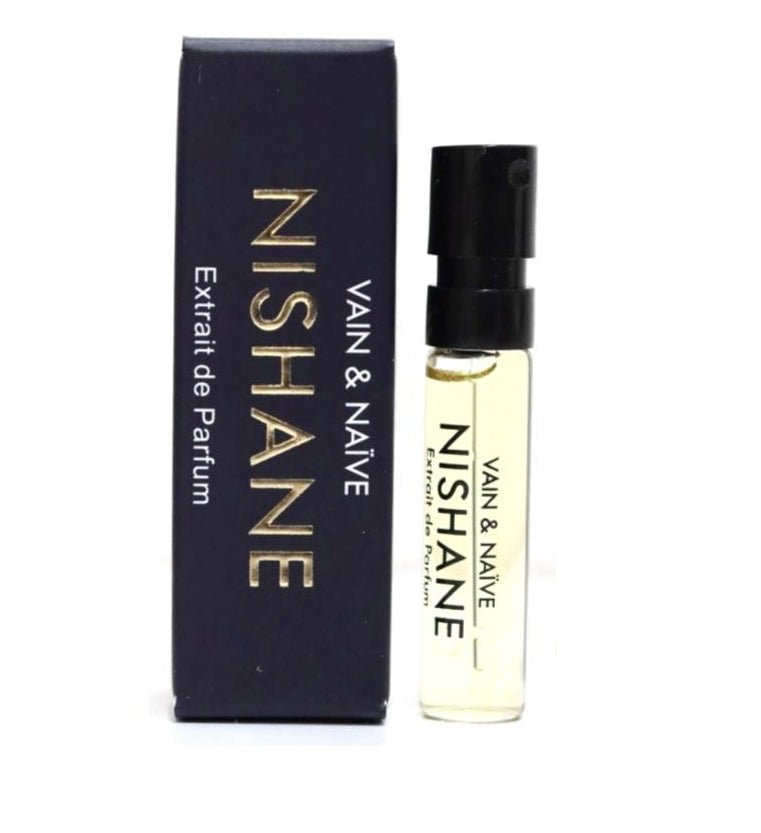 Nishane Vain & Naive 1,5 ML virallisia hajuvesinäytteitä